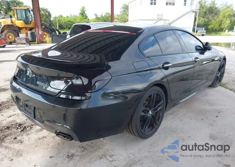 2014 BMW 650I Gran Coupe z USA, uszkodzony, nr VIN WBA6B2C57ED129681